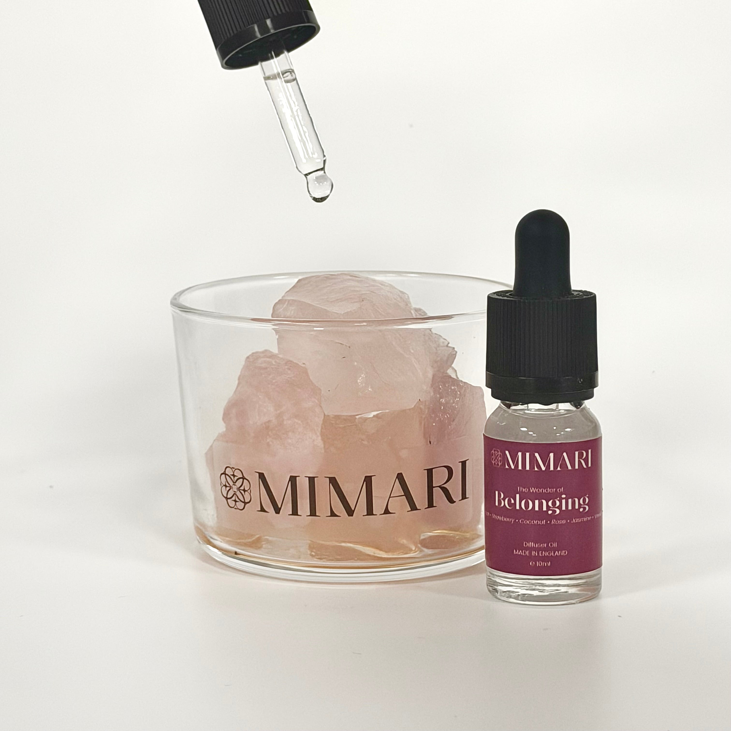 The Wonder of Belonging | Rose Quartz Crystal Diffuser – Small