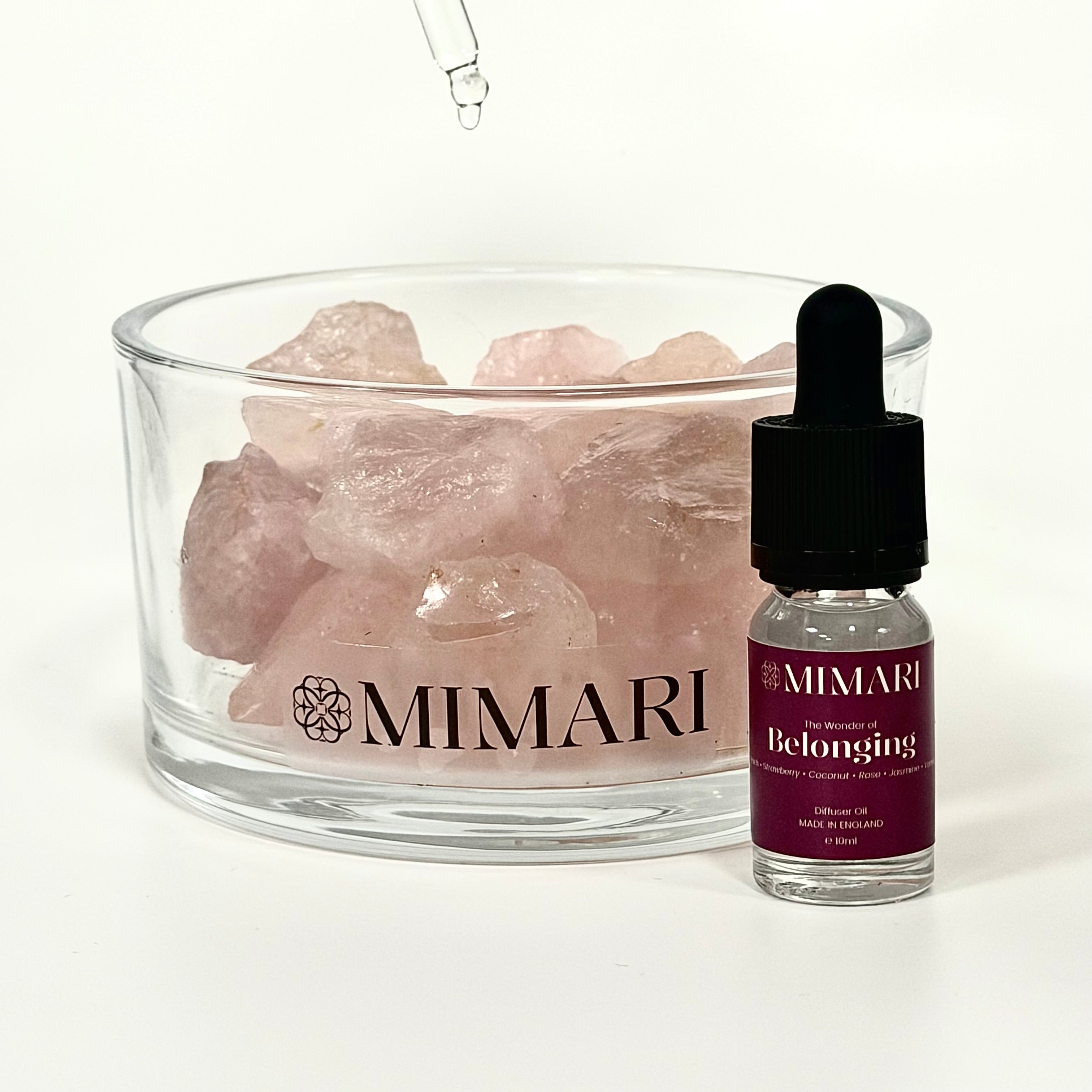 The Wonder of Belonging | Rose Quartz Crystal Diffuser – Large